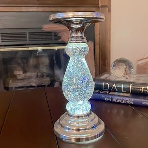 Glitter globe 3 wick holder